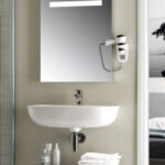 oglinda baie Ideal Standard Conca iluminare LED ambientala senzor infrarosu functie dezaburire design Palomba Serafini